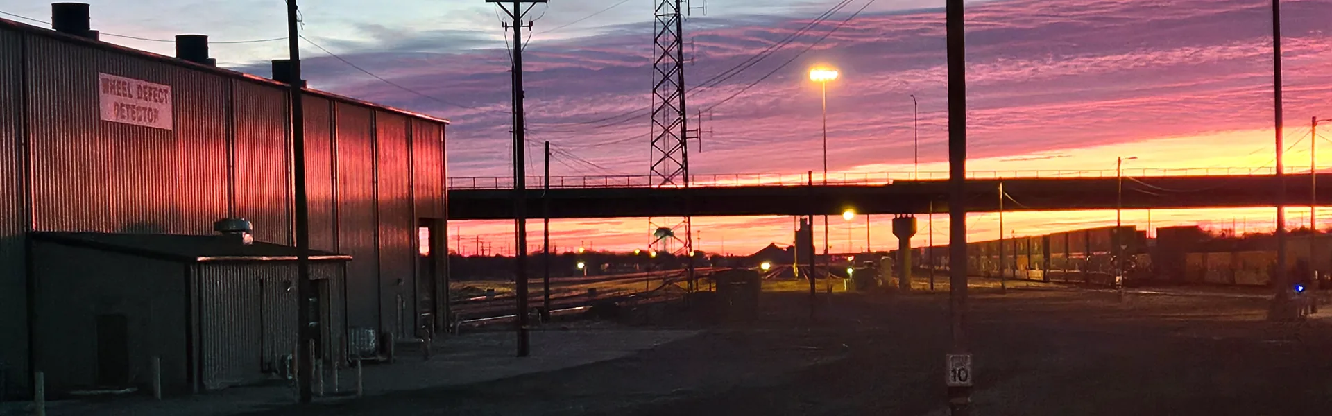 Trainyard Sunset