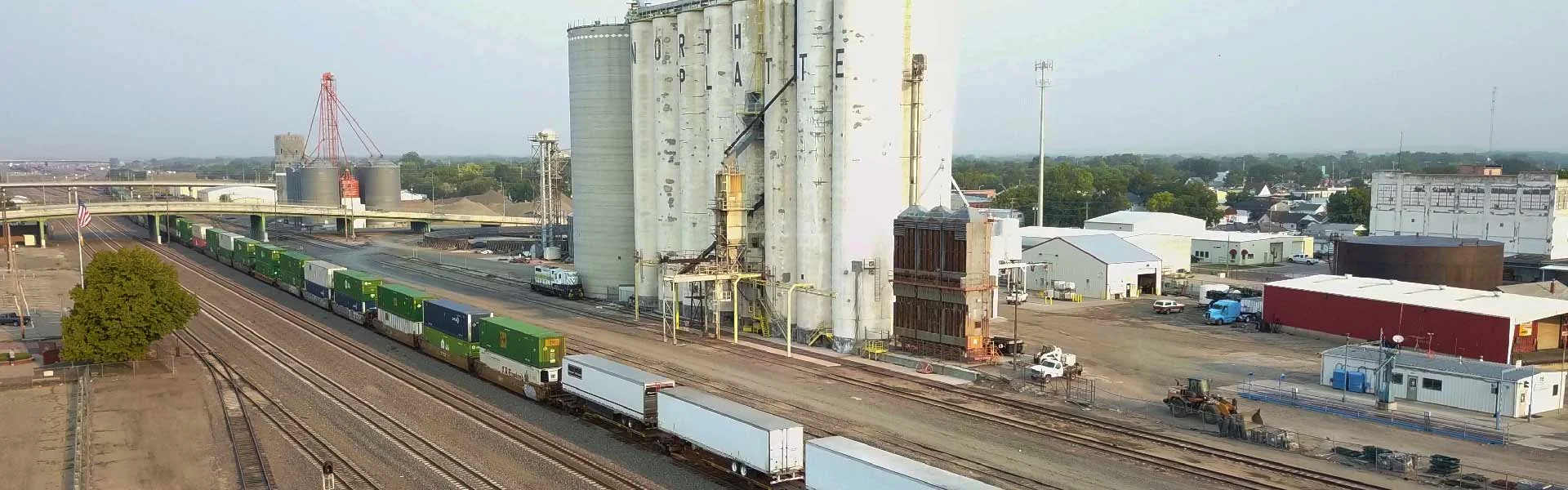 Np Train With Grain Elevator